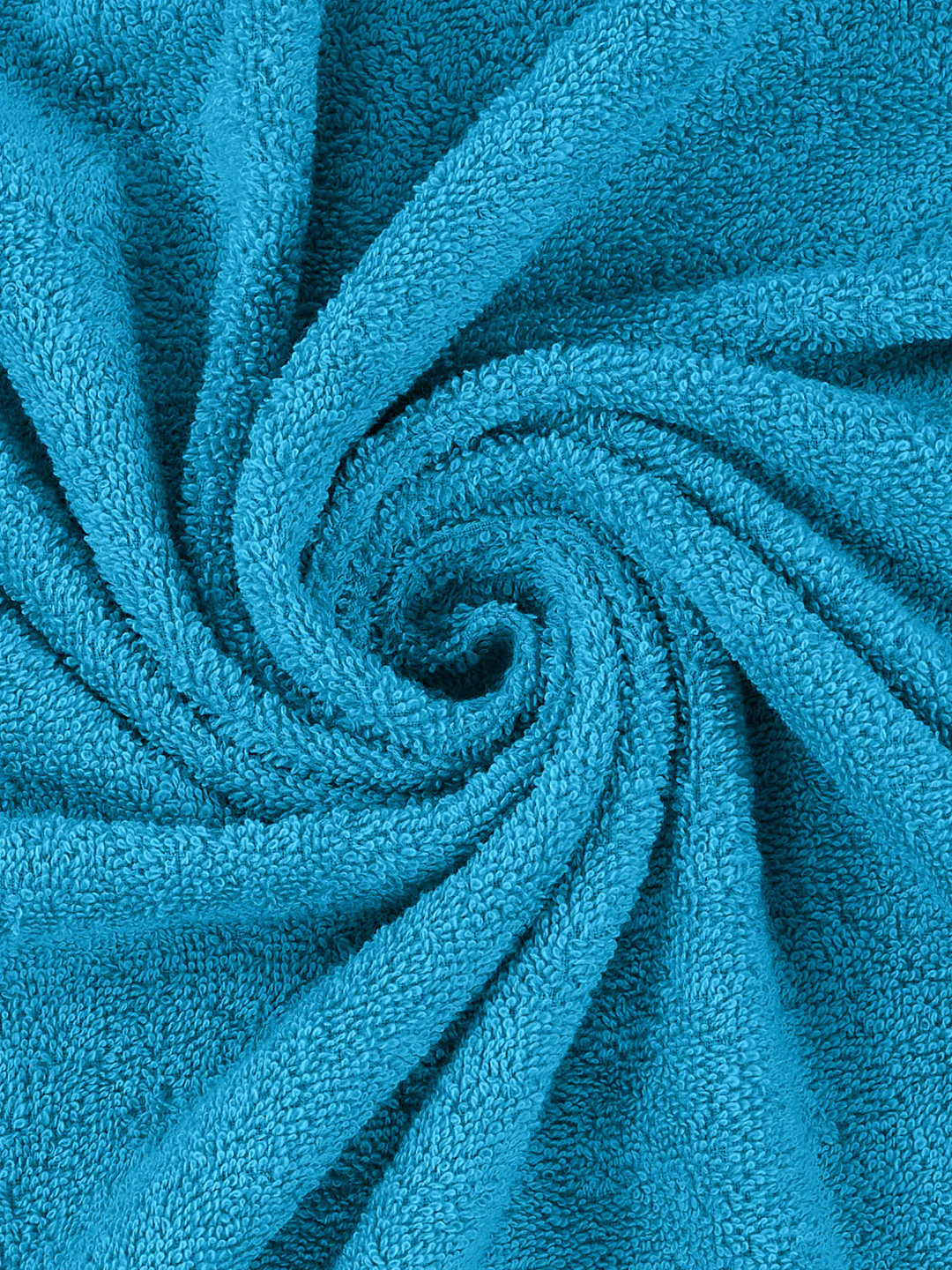 Aqua Blue Pure Cotton Solid 380 GSM Car Towel 1 Piece (Jazz Collection) - Image 6