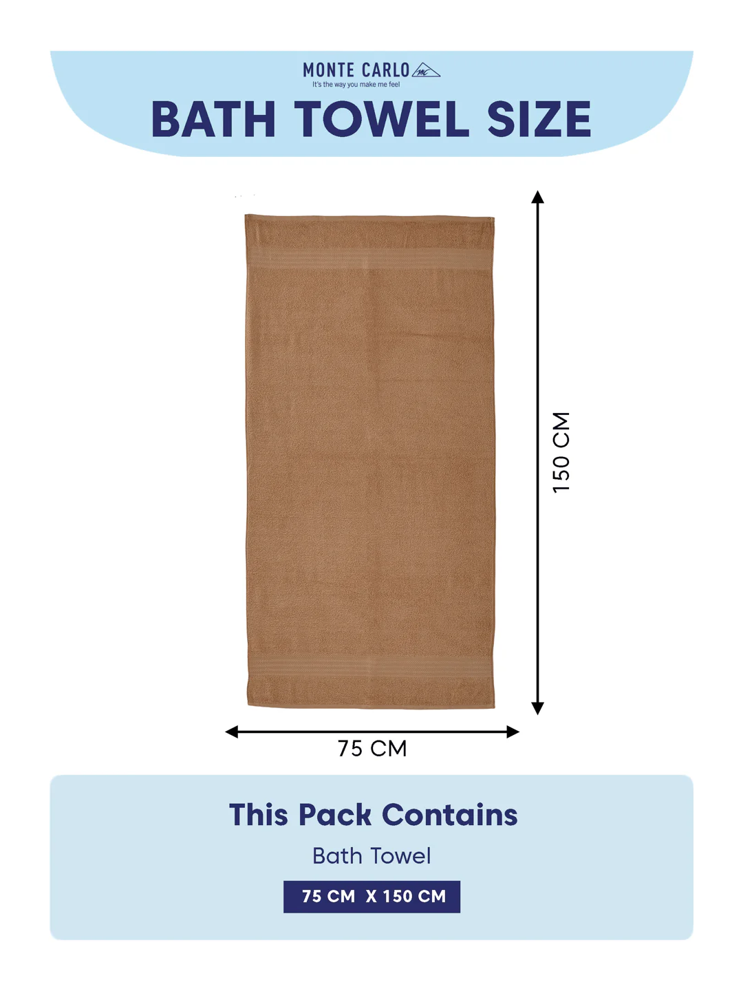 Beige 100% Cotton Solid 380 GSM Bath Towel Jazz 4 Pc Set Gifting Box Pack - Image 10