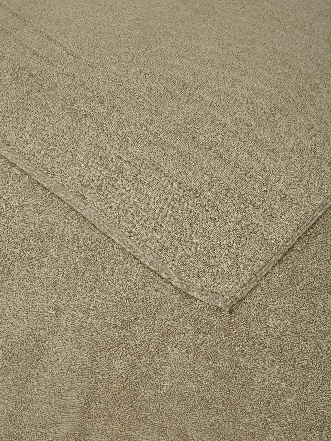 Beige Pure Cotton Solid 340 GSM Car Towel 1 Piece (Soho Collection) - Image 5