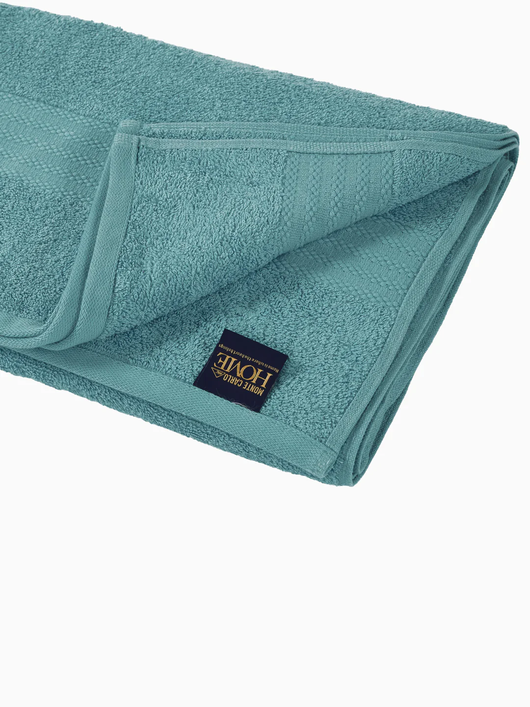 Blue 100% Cotton Solid 380 GSM Bath Towel Jazz 4 Pc Set Gifting Box Pack - Image 7