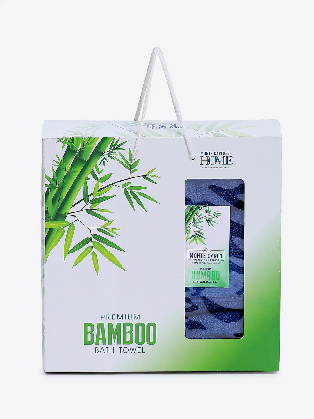 Blue Bamboo Solid 600 GSM Bath Towel (Bamboo) - Image 5