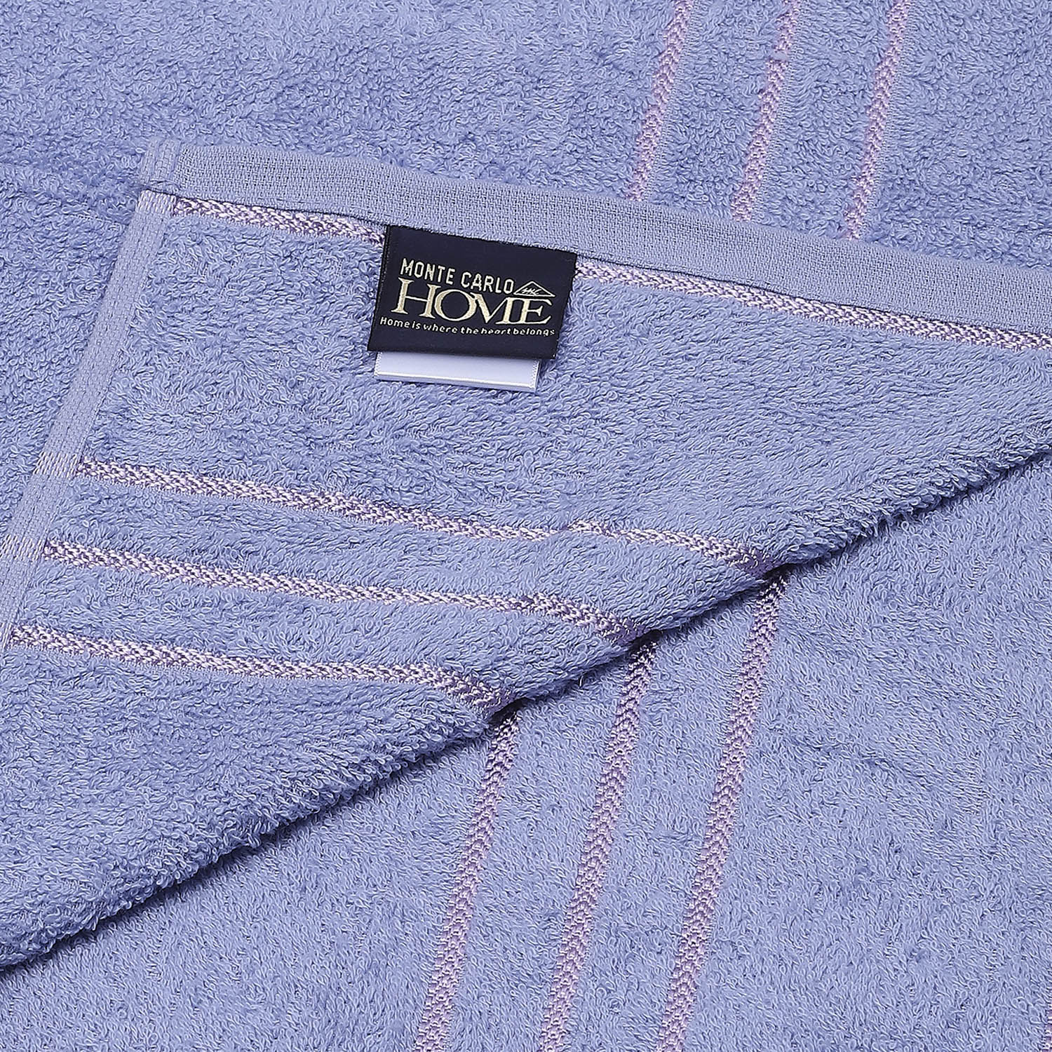 Blue Cotton 350 GSM Bath Towel - Image 4
