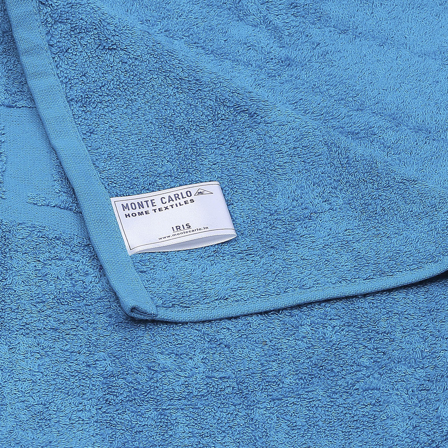 Blue Cotton 525 GSM Bath Towel - Image 4