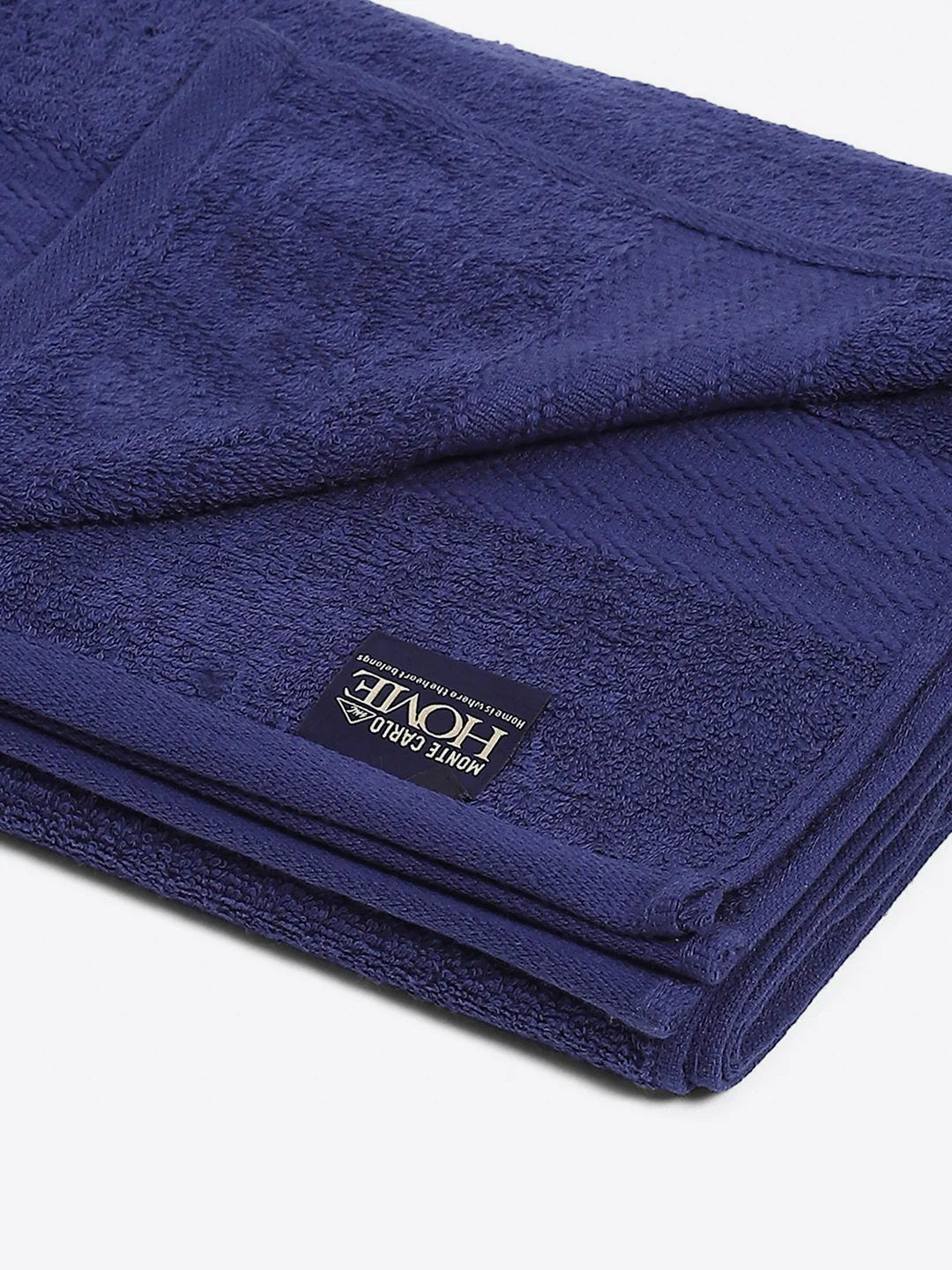 Blue Cotton Solid 400 GSM Bath Towel (Jazz) - Image 3