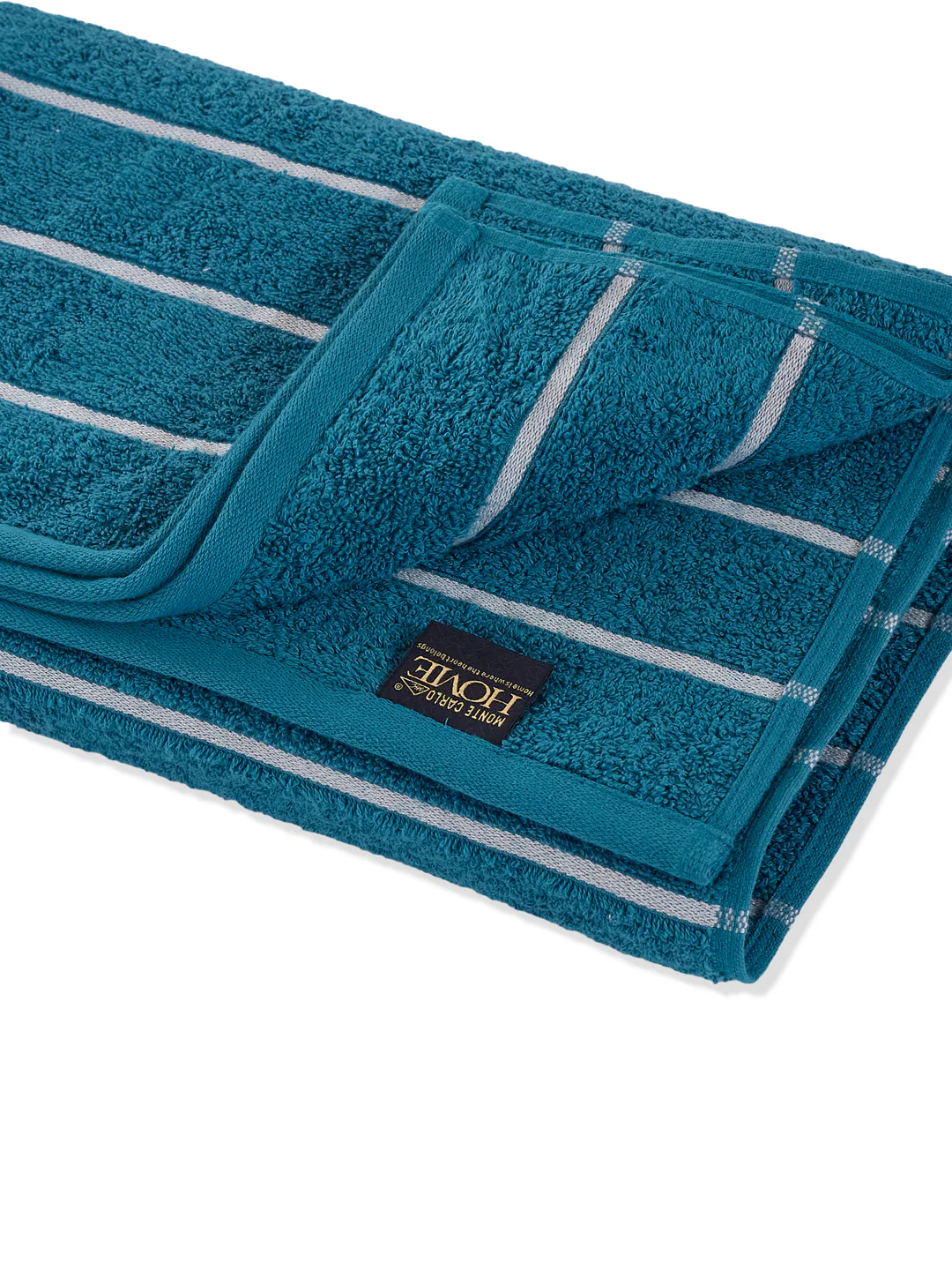Blue & Dusty Pink 100% Cotton Solid 480 GSM Bath Towel King & Queen 2 Pc Set Gifting Box Pack - Image 7