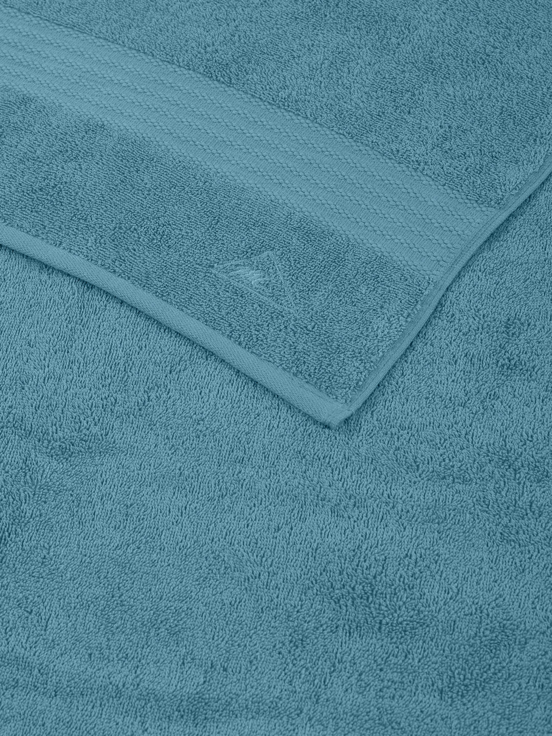 Blue Pure Cotton Solid 380 GSM Car Towel 1 Piece (Jazz Collection) - Image 5