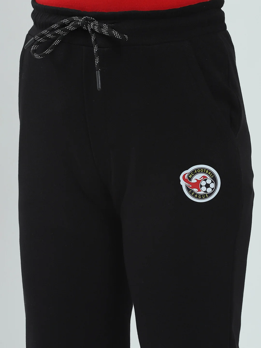 Boys Black Solid Regular Fit Lower - Image 6