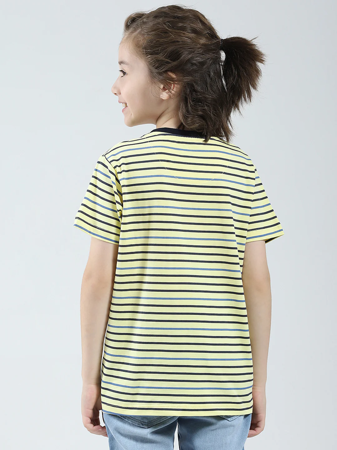 Boys Blue, Peach & Green Printed Round Neck Half Sleeve T-Shirt (Pack of 3) - Image 9