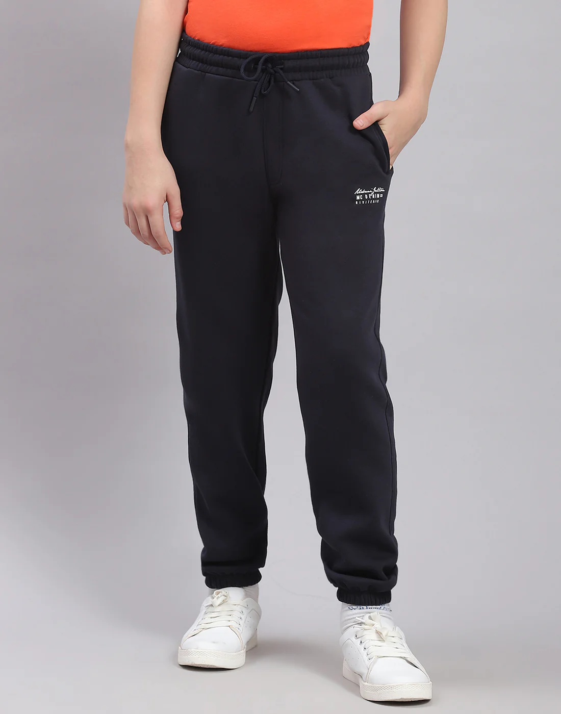 Boys Green Printed H Neck Full Sleeve Tracksuit - Image 7