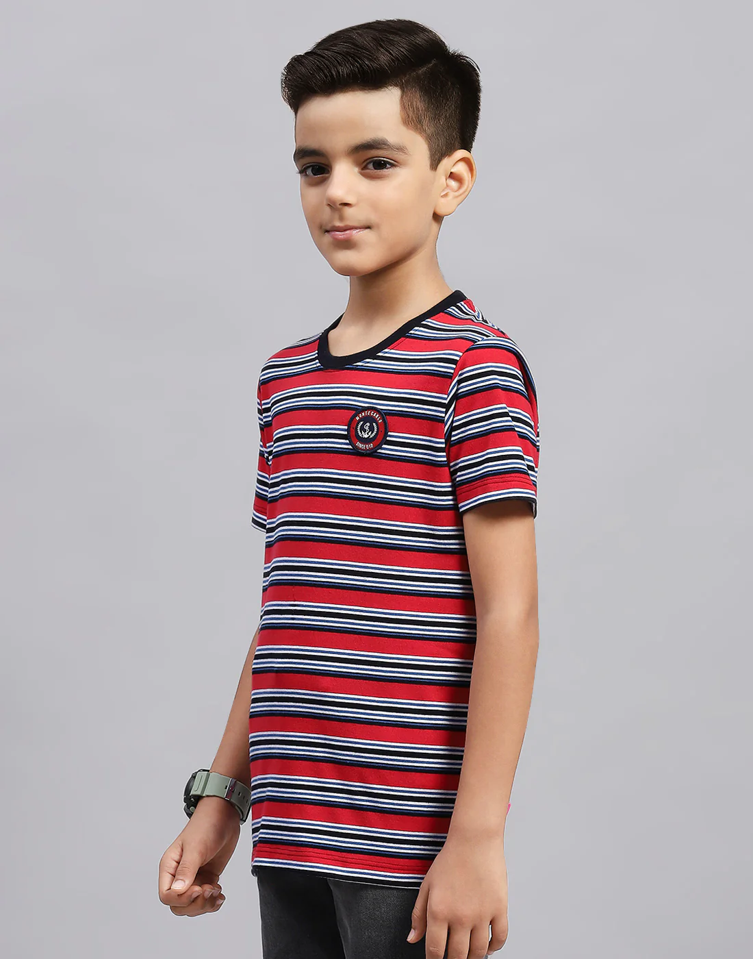 Boys Multi Color Printed Round Neck Half Sleeve T-Shirt (Pack of 3) - Image 10