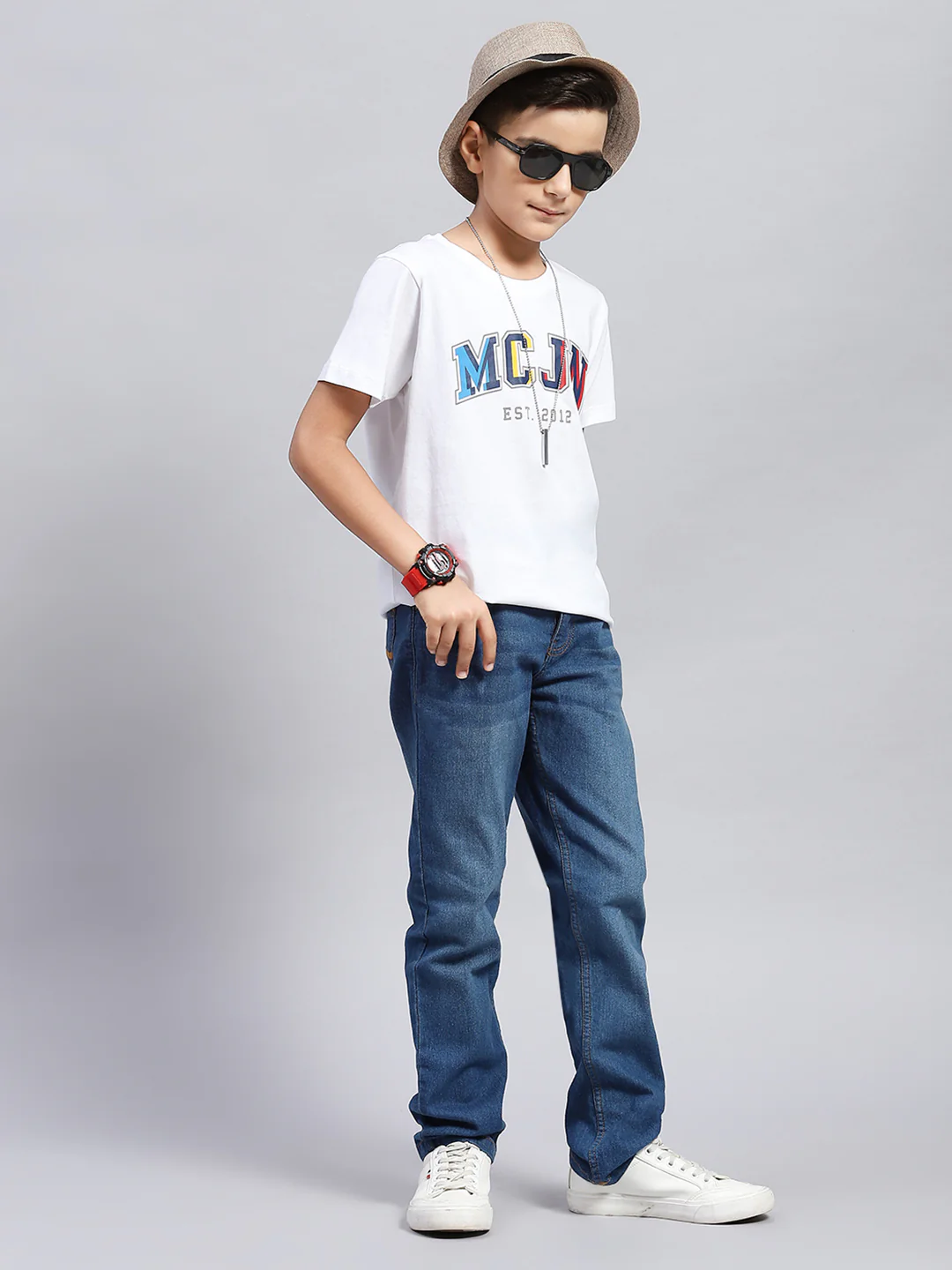 Boys Multi Color Printed Round Neck Half Sleeve T-Shirt (Pack of 3) - Image 5