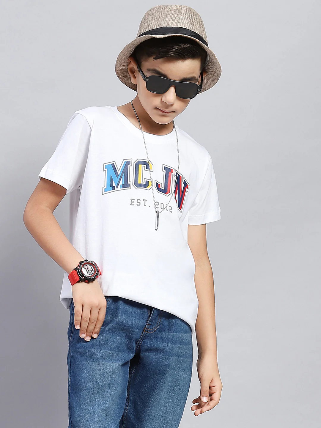 Boys Multi Color Printed Round Neck Half Sleeve T-Shirt (Pack of 3) - Image 7
