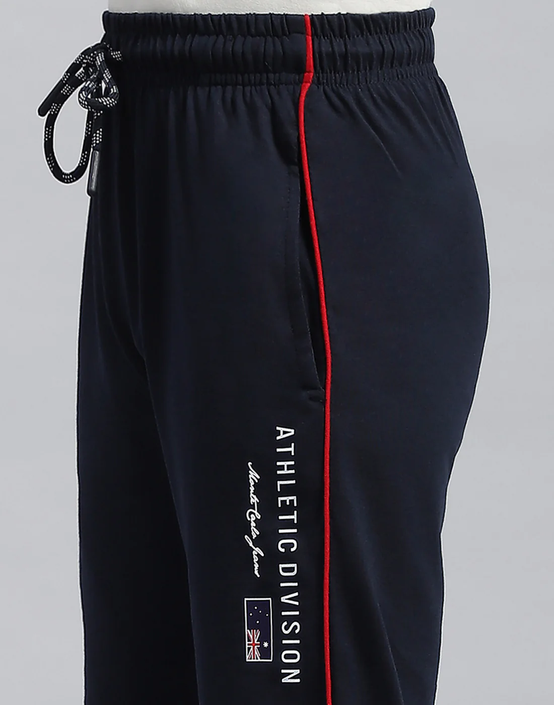 Boys Navy Blue Printed Regular Fit Lower - Image 6