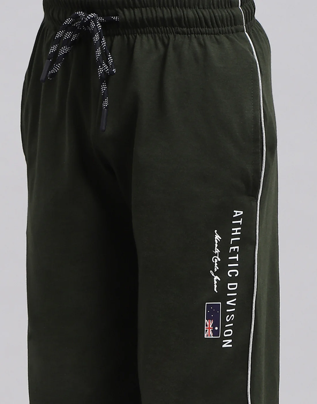 Boys Olive Printed Regular Fit Lower - Image 6
