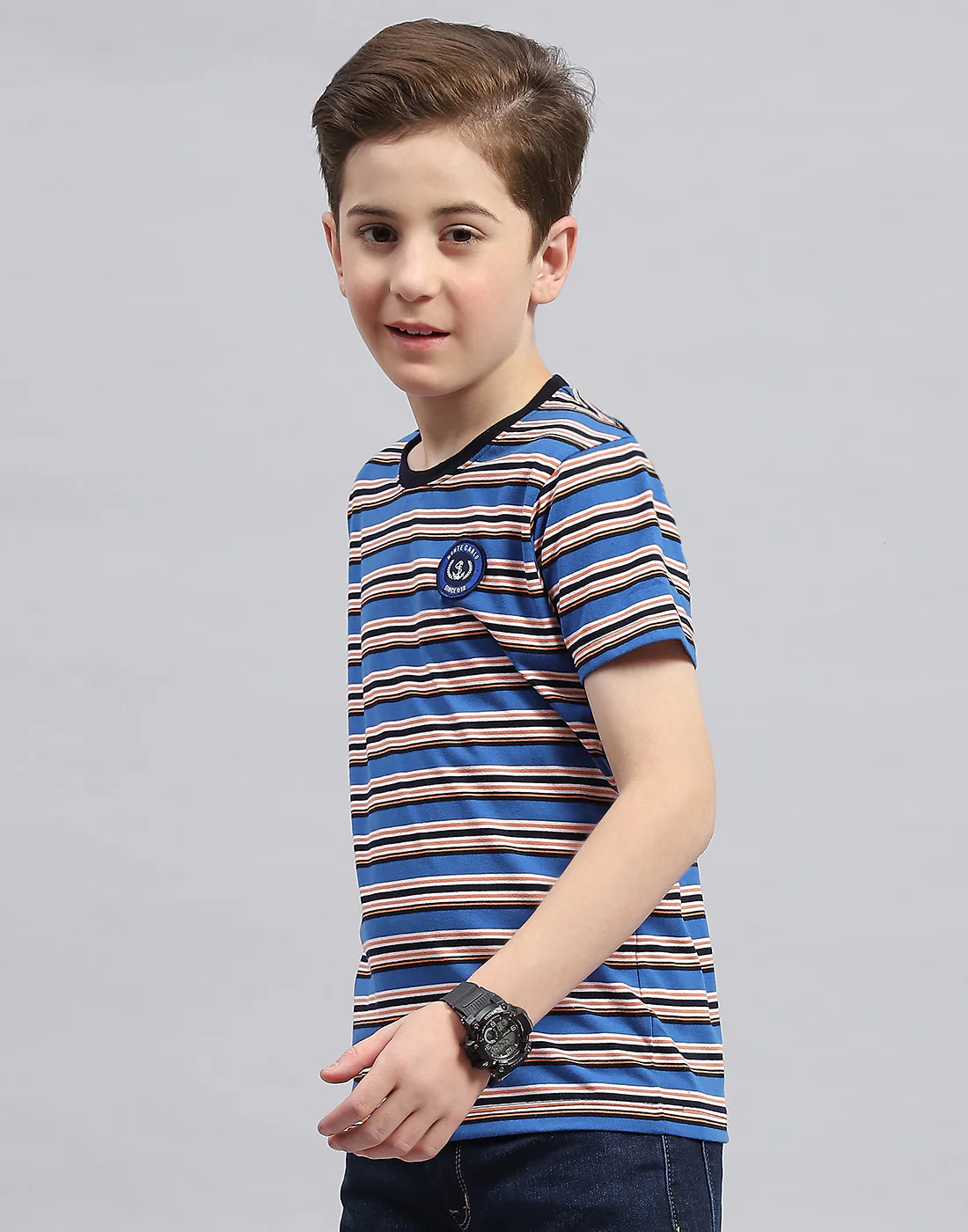 Boys Printed Round Neck Half Sleeve T-Shirt (Pack of 3) - Image 4