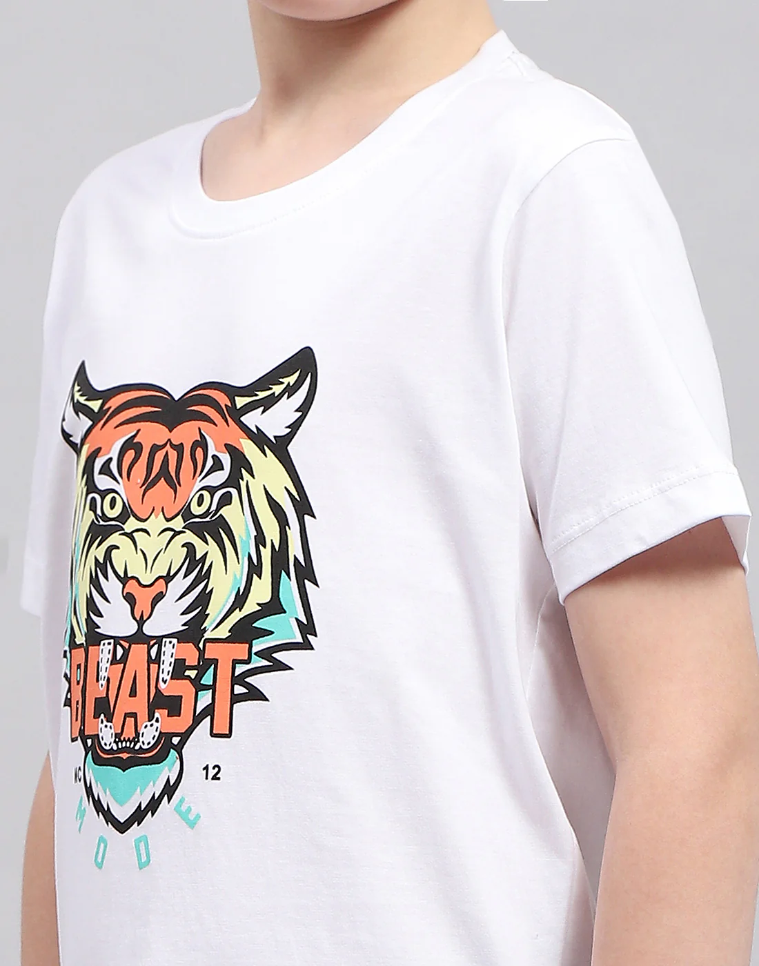 Boys Red & White Printed Round Neck Half Sleeve T-Shirt (Pack of 2) - Image 11