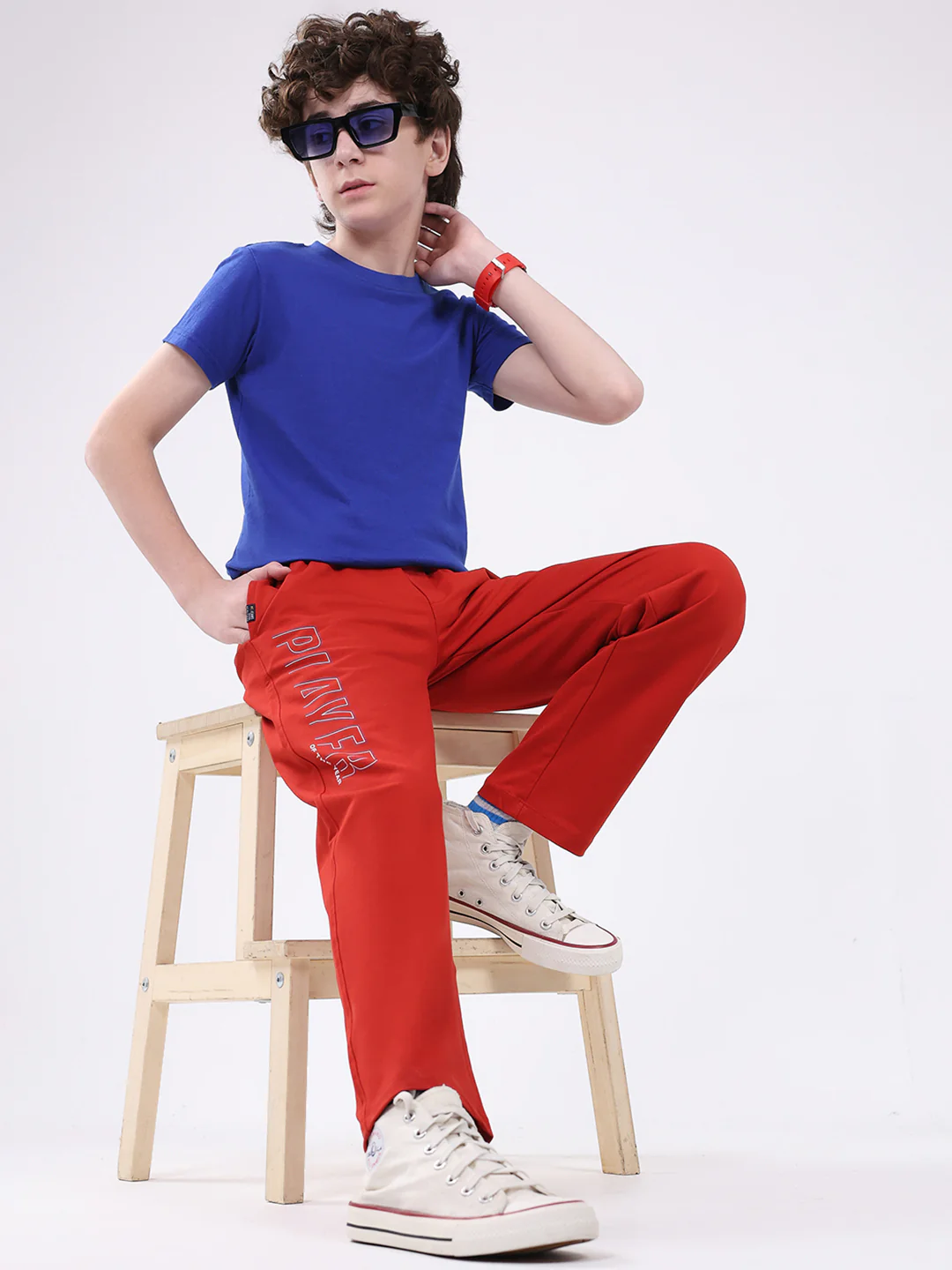 Boys Rust Printed Regular Fit Lower - Image 2