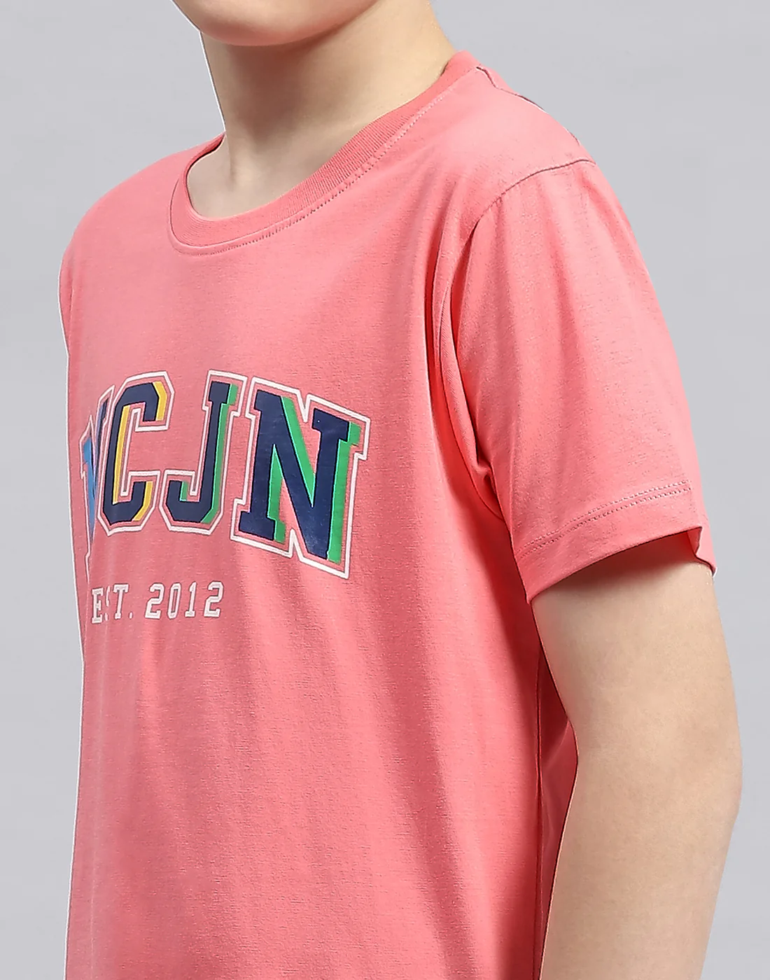 Boys Yellow, Aqua Blue & Coral Printed Round Neck Half Sleeve T-Shirt (Pack of 3) - Image 13