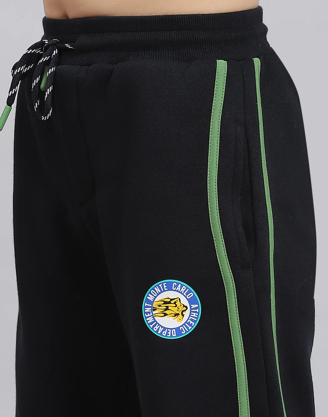 Boys Yellow Printed Round Neck Full Sleeve Tracksuit - Image 10