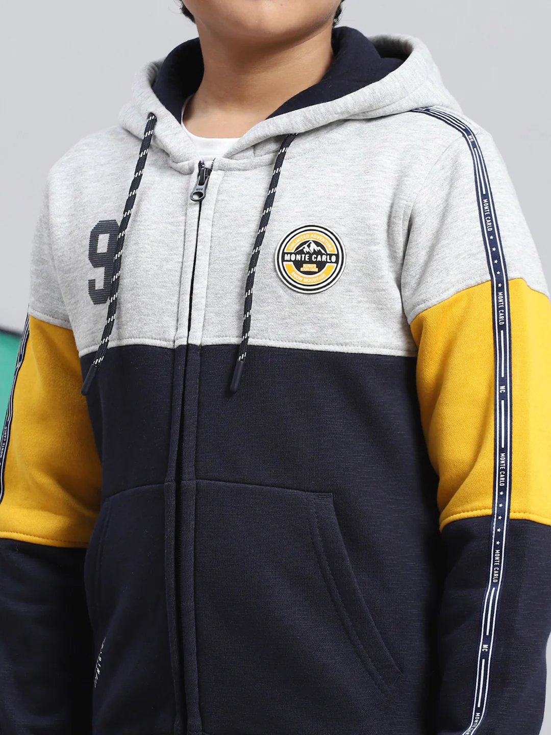 Boys Yellow Printed Sweatshirt - Image 6
