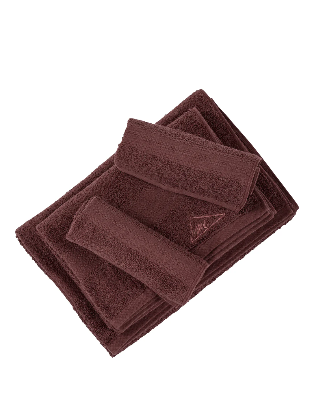 Brown 100% Cotton Solid 380 GSM Bath Towel Jazz 4 Pc Set Gifting Box Pack - Image 6