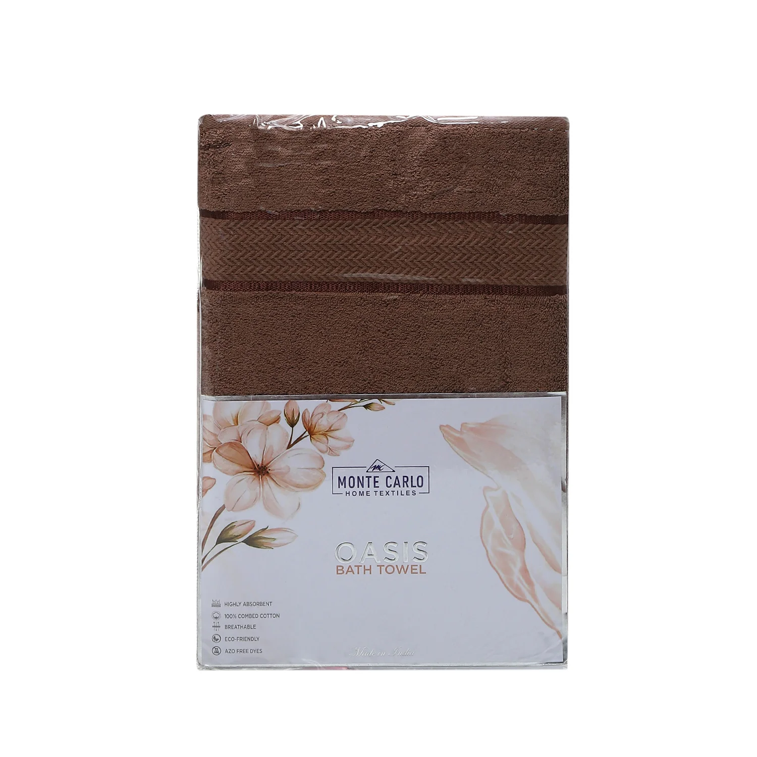 Brown Cotton 450 GSM Bath Towel - Image 5