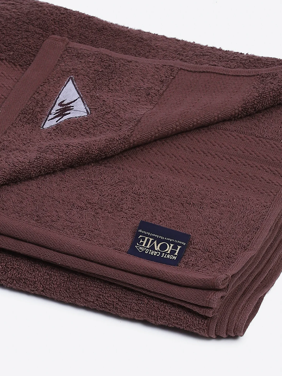 Brown Cotton Solid 400 GSM Bath Towel (Jazz) - Image 3