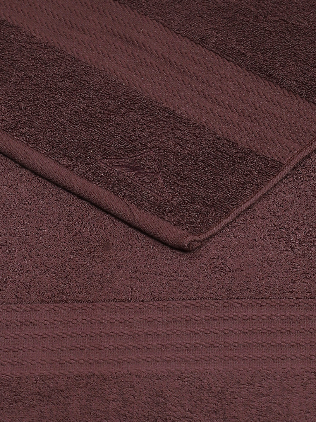 Brown Cotton Solid 400 GSM Car Towel (Jazz) - Image 4