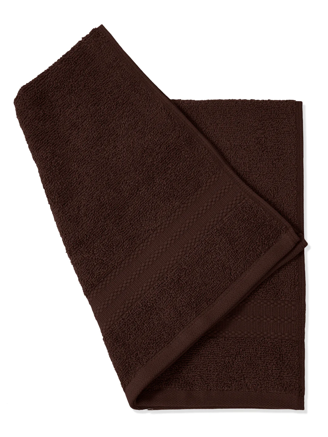 Brown Pure Cotton Solid 380 GSM Hand Towel 2 Pc Set (Jazz Collection) - Image 8