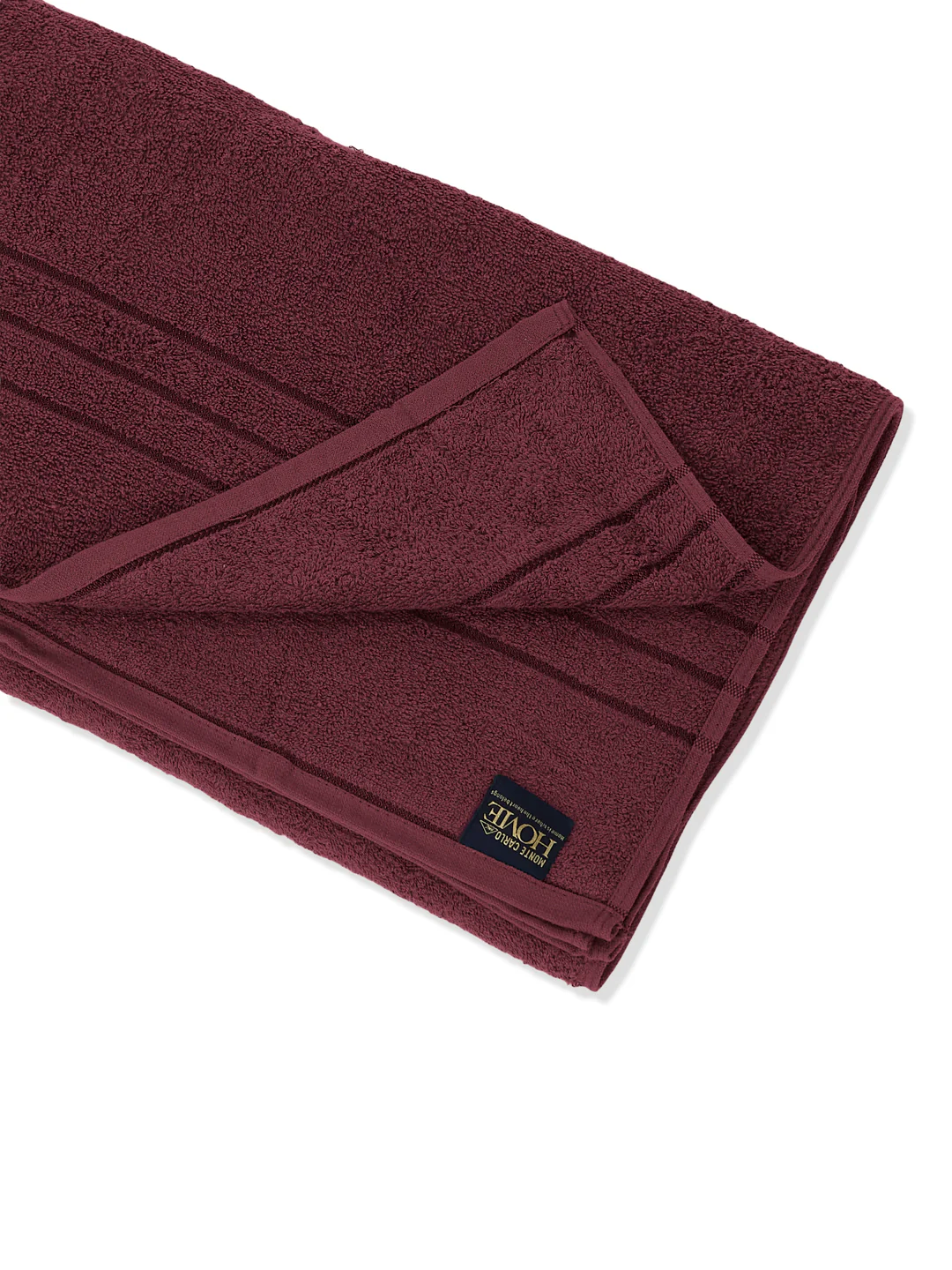 Burgundy Pure Cotton Solid 340 GSM Car Towel 1 Piece (Soho Collection) - Image 4