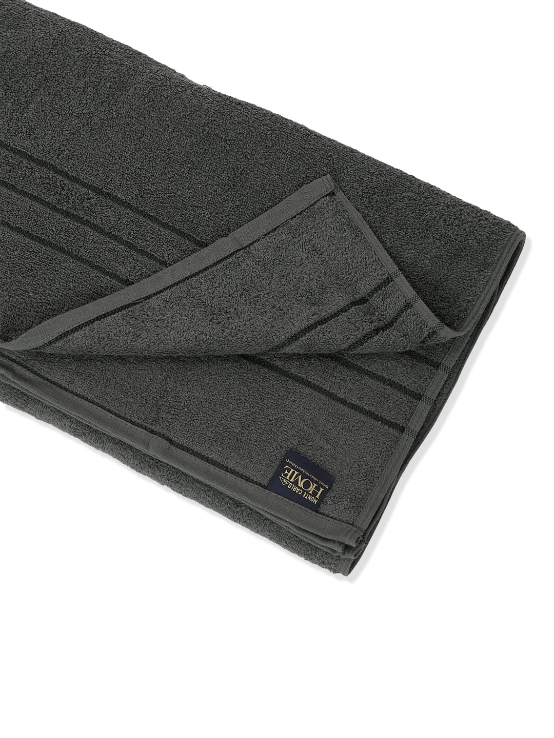 Charcoal Pure Cotton Solid 340 GSM Car Towel 1 Piece (Soho Collection) - Image 4