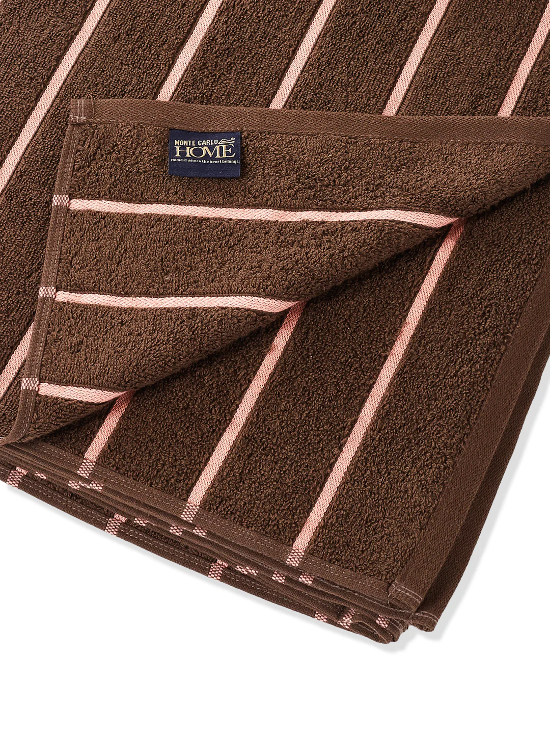 Coral & Brown 100% Cotton Solid 480 GSM Bath Towel King & Queen 2 Pc Set Gifting Box Pack - Image 7