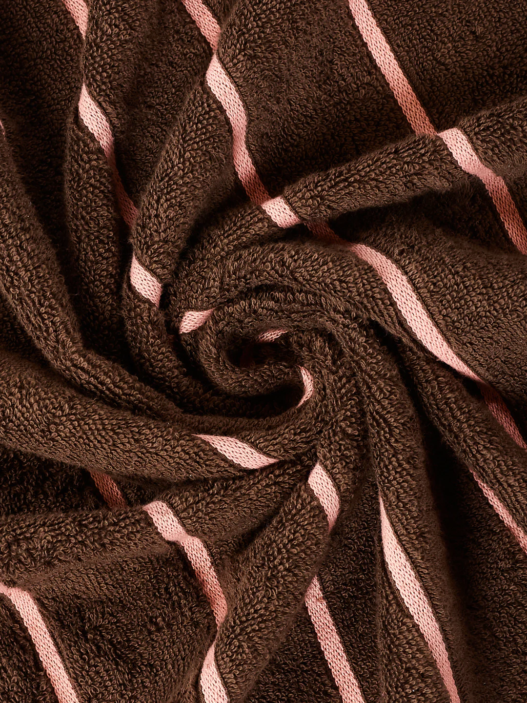 Coral & Brown 100% Cotton Solid 480 GSM Bath Towel King & Queen 2 Pc Set Gifting Box Pack - Image 9