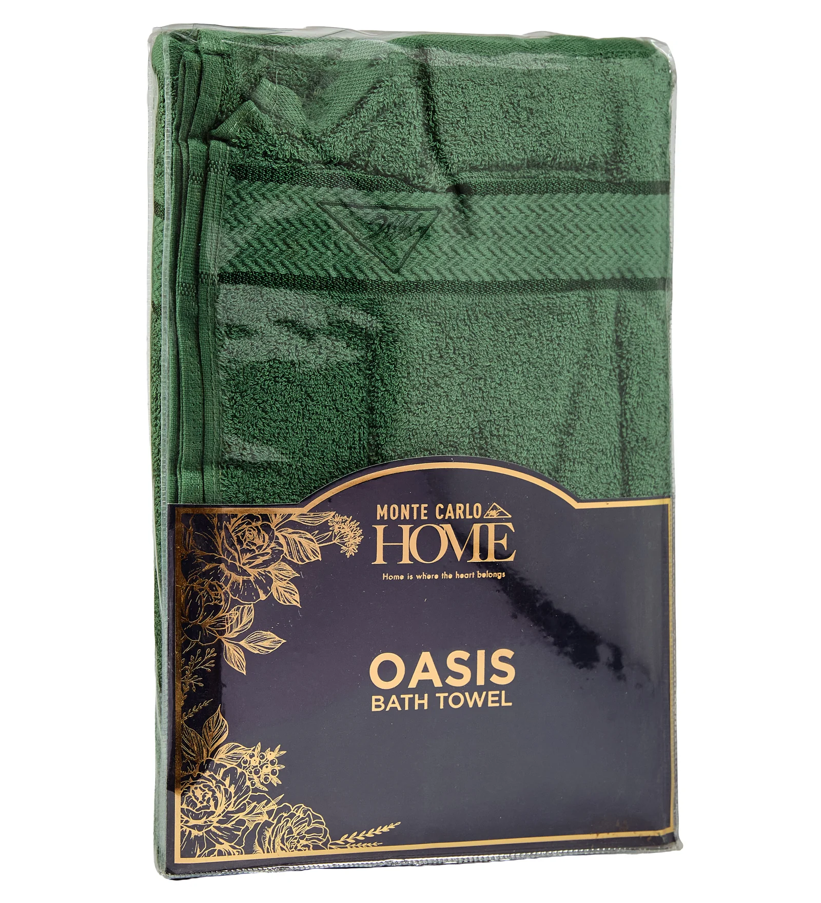 Eden Green Pure Cotton Solid 450 GSM Bath Towel 1 Piece (Oasis Collection) - Image 9