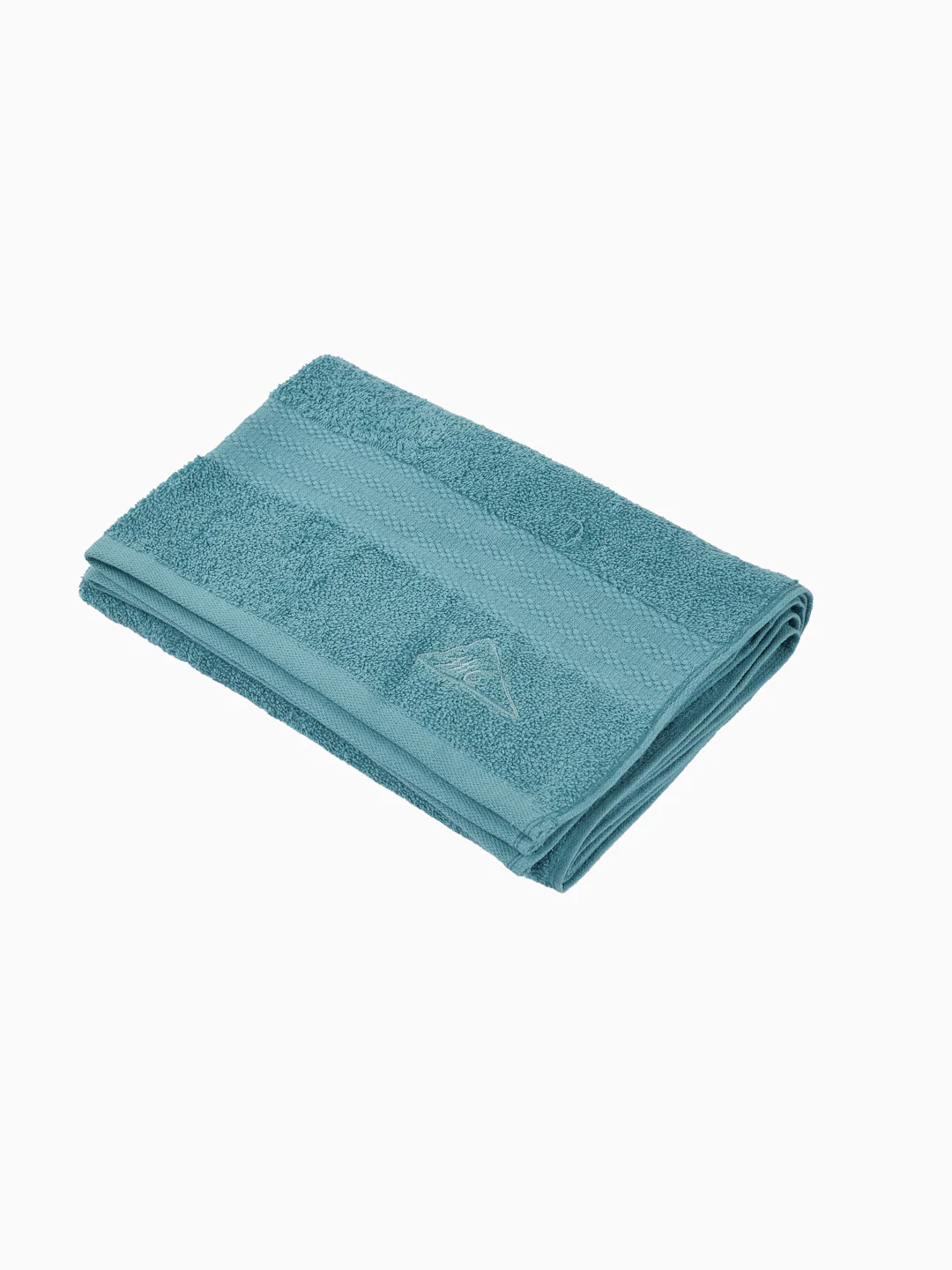 Essential Aqua Blue 100% Cotton Solid 380 GSM Bath Towel Jazz Small 1 Pc Pvc Pack - Image 4