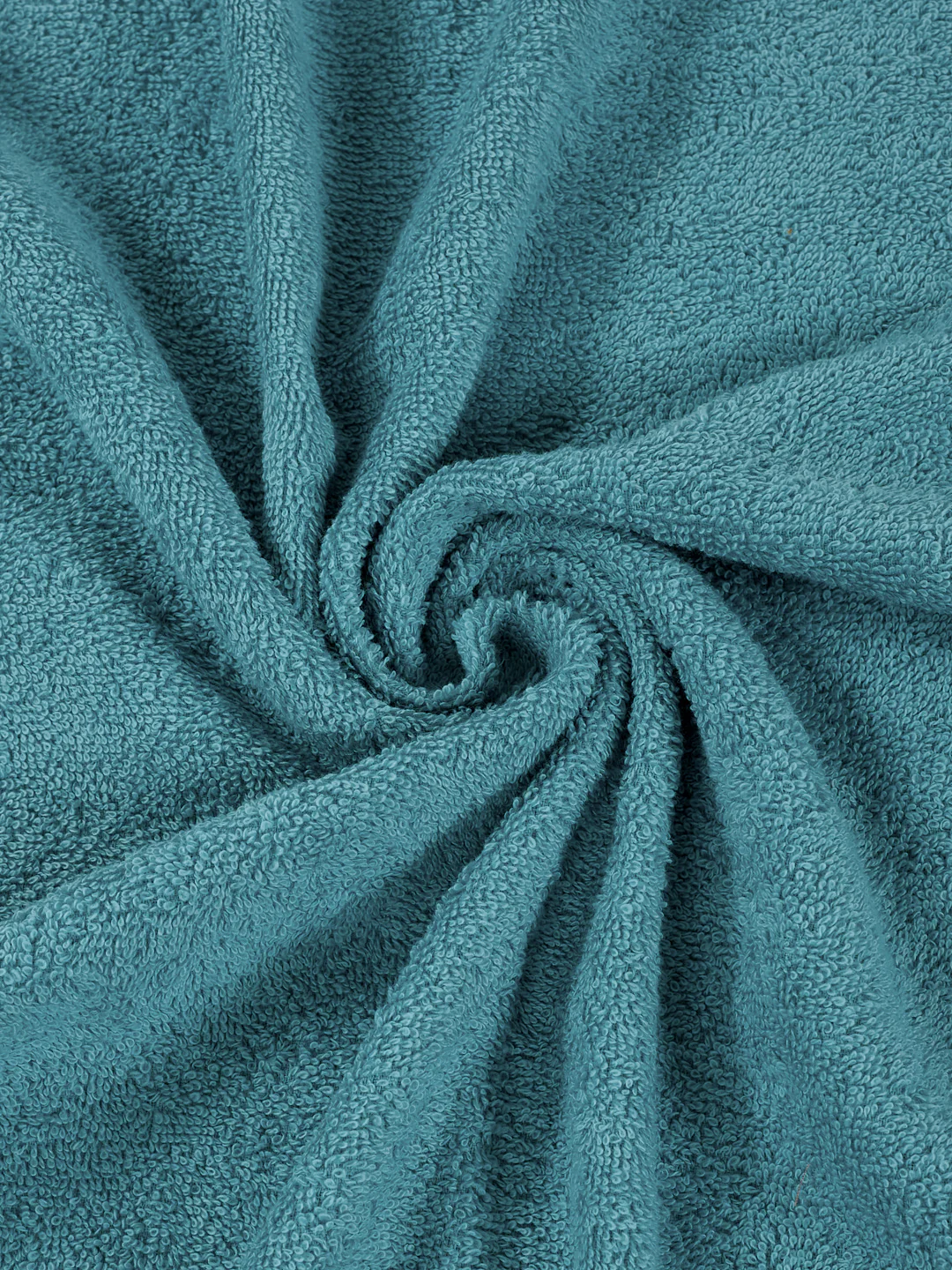 Essential Aqua Blue 100% Cotton Solid 380 GSM Bath Towel Jazz Small 1 Pc Pvc Pack - Image 7