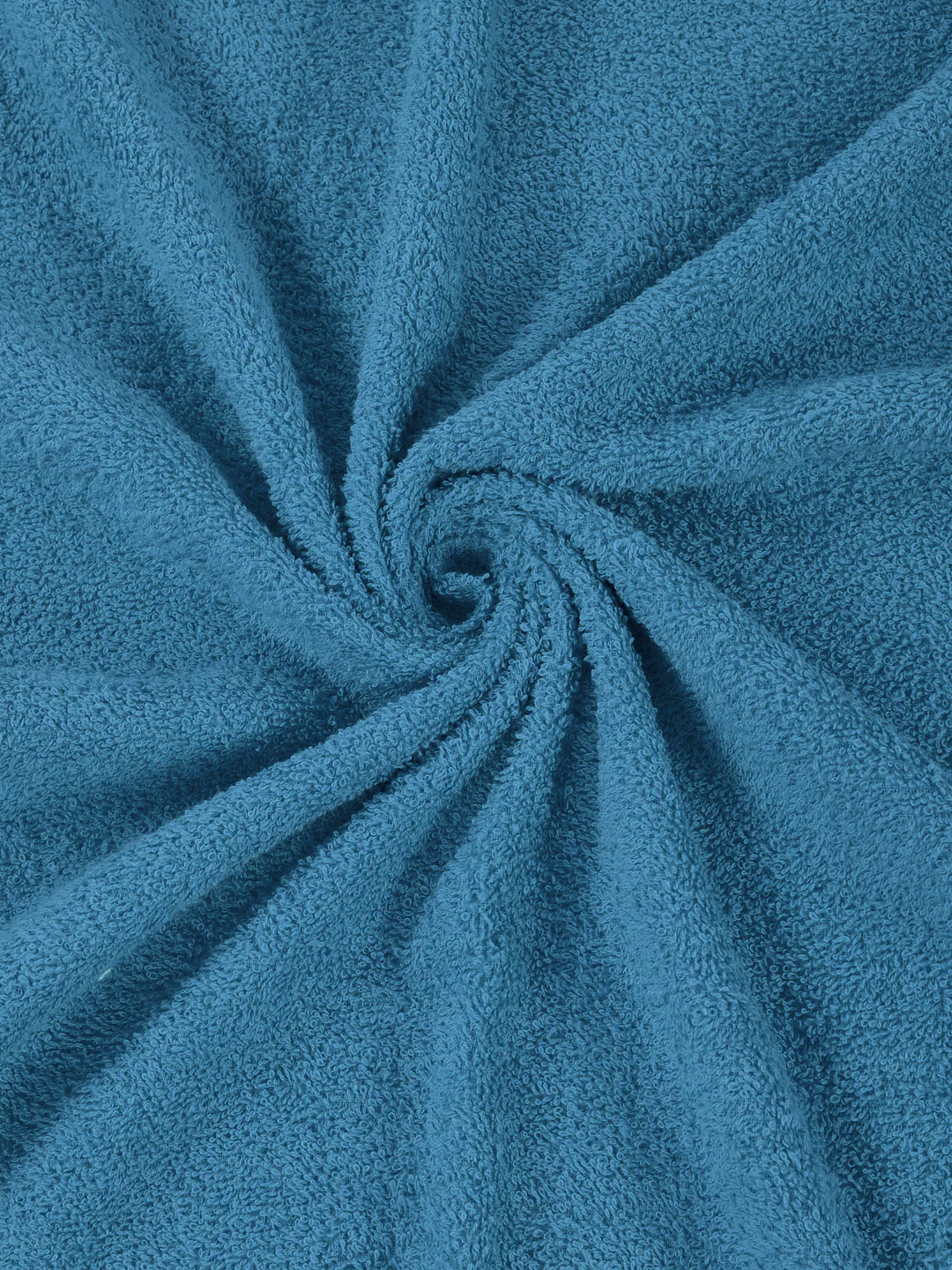 Essential Blue 100% Cotton Solid 340 GSM Bath Towel Soho Small 1 Pc Pvc Pack - Image 7