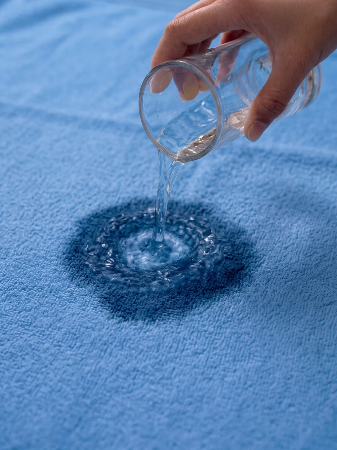 Essential Blue 100% Cotton Solid 400 GSM Bath Towel Jasper 1 Pc Pvc Pack - Image 3