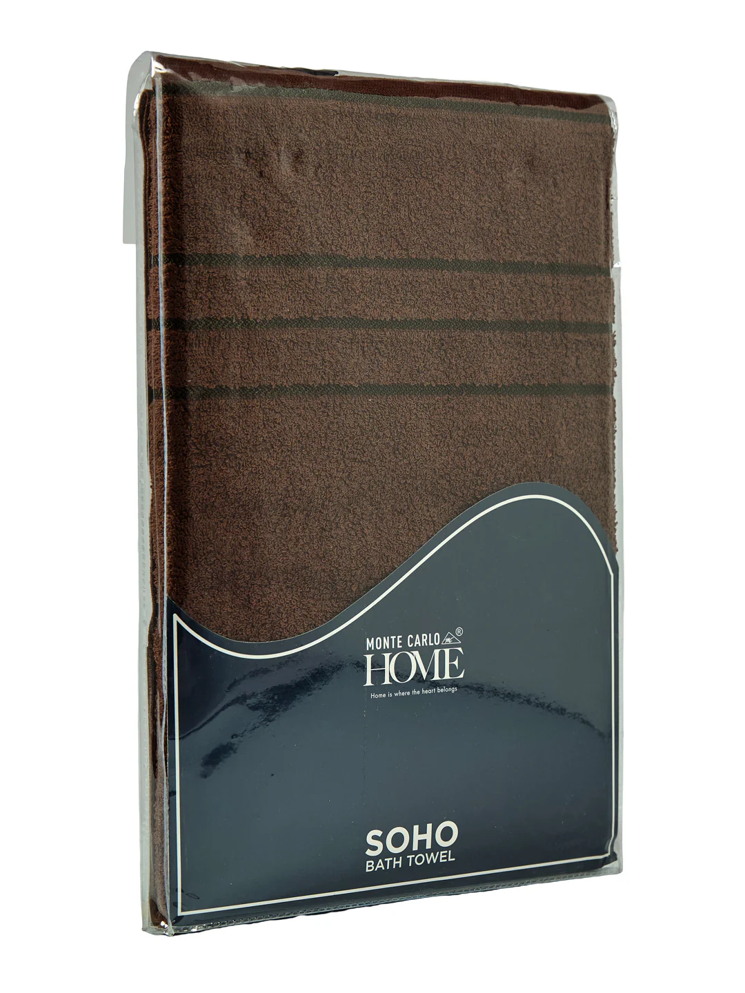 Essential Dark Brown 100% Cotton Solid 340 GSM Bath Towel Soho 1 Pc Pvc Pack - Image 9
