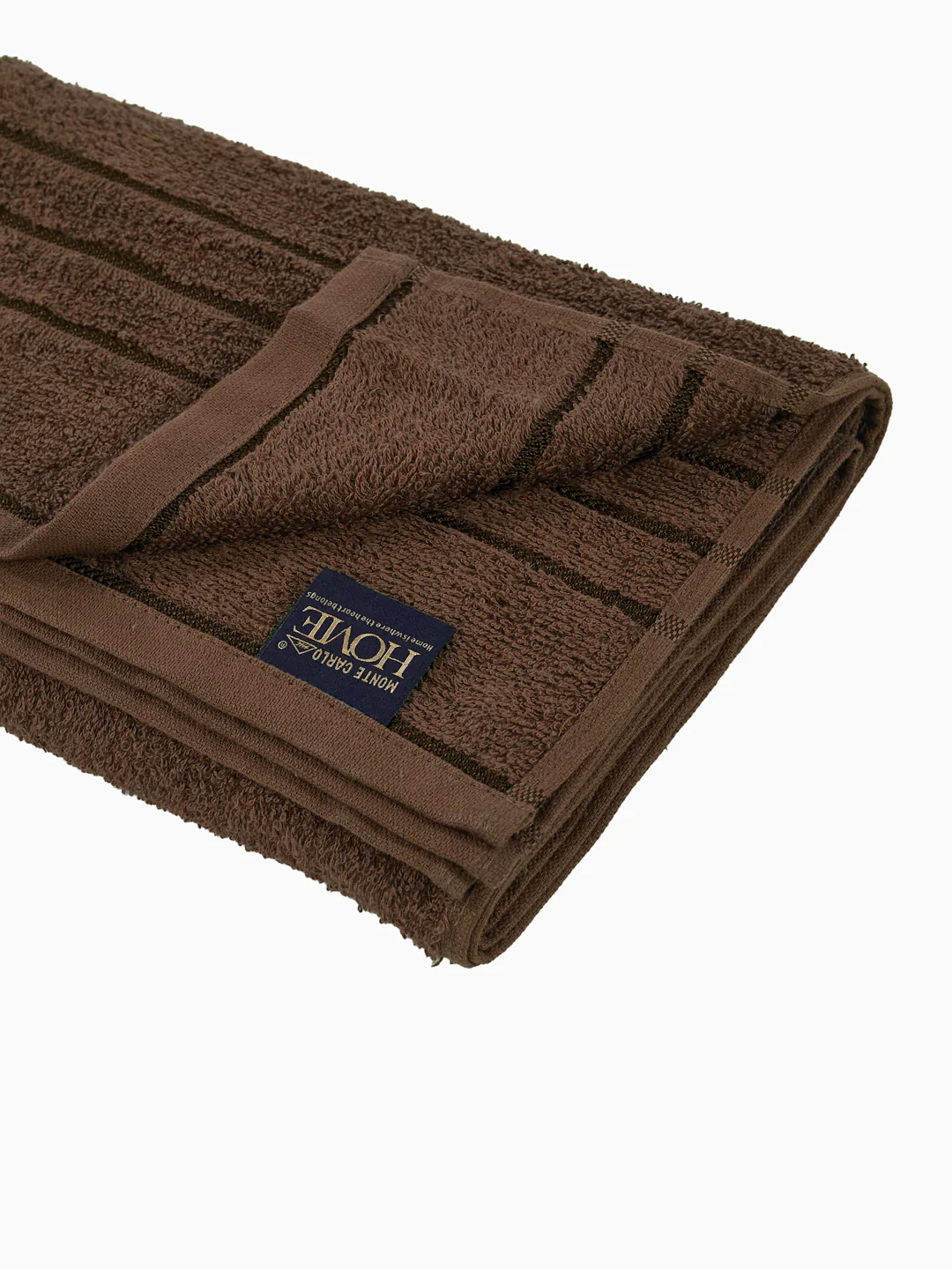 Essential Dark Brown 100% Cotton Solid 340 GSM Bath Towel Soho Small 1 Pc Pvc Pack - Image 5