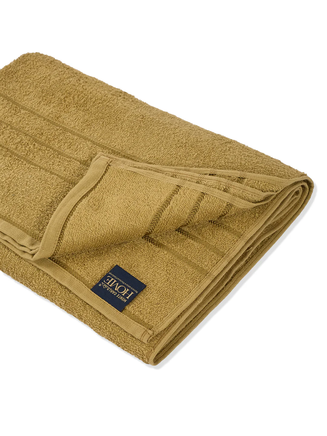 Essential Khaki 100% Cotton Solid 340 GSM Bath Towel Soho 1 Pc Pvc Pack - Image 5