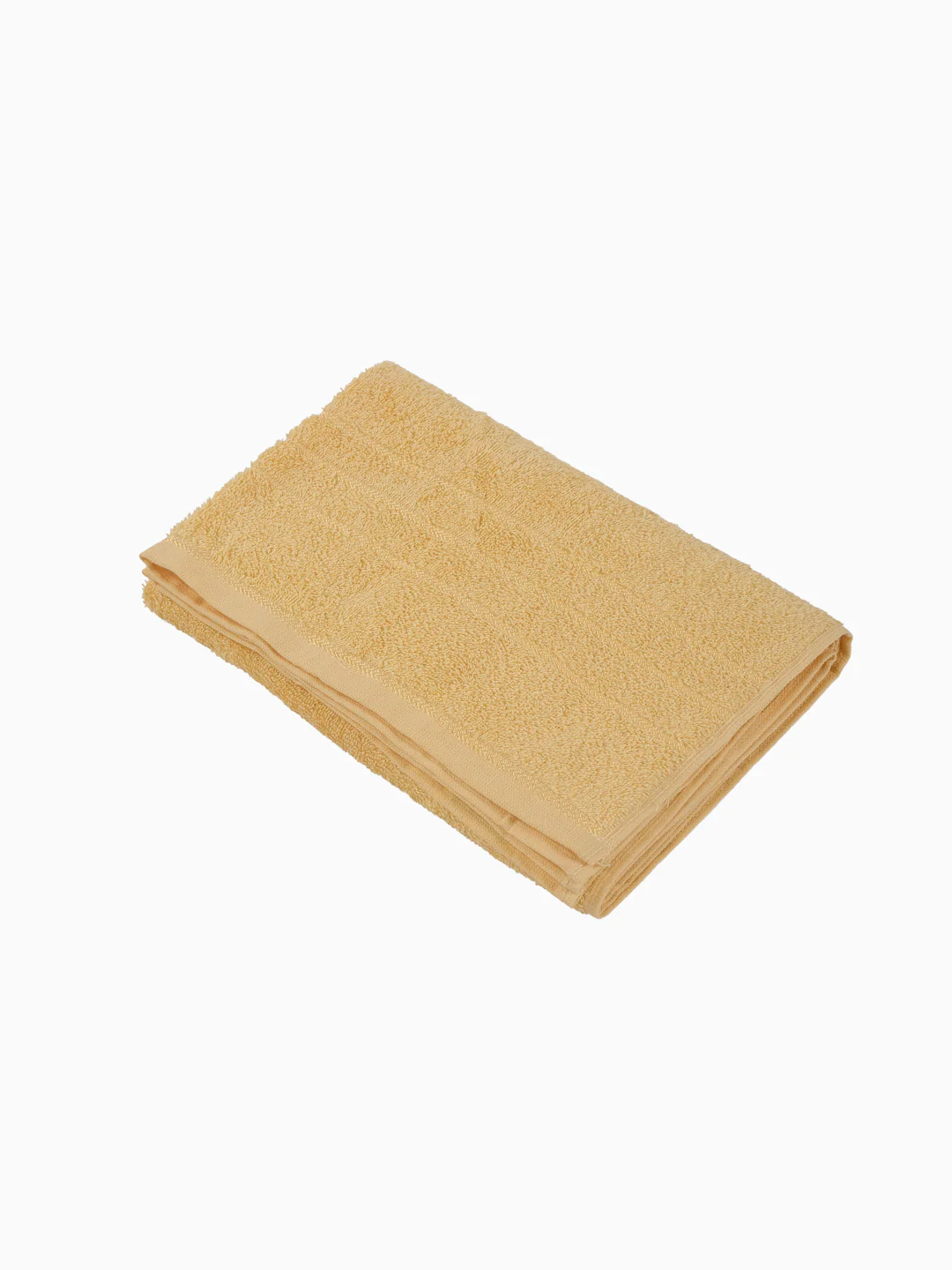 Essential Lemon Yellow 100% Cotton Solid 340 GSM Bath Towel Soho Small 1 Pc Pvc Pack - Image 4