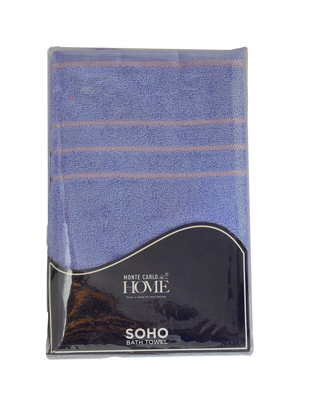 Essential Light Blue 100% Cotton Solid 340 GSM Bath Towel Soho Small 1 Pc Pvc Pack - Image 9