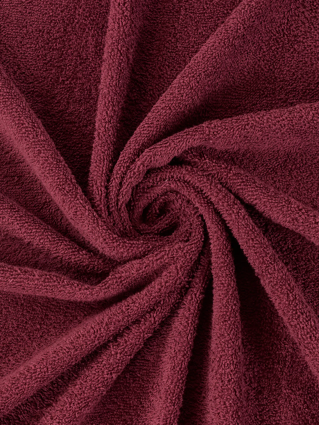 Essential Maroon 100% Cotton Solid 400 GSM Bath Towel Jasper 1 Pc Pvc Pack - Image 7