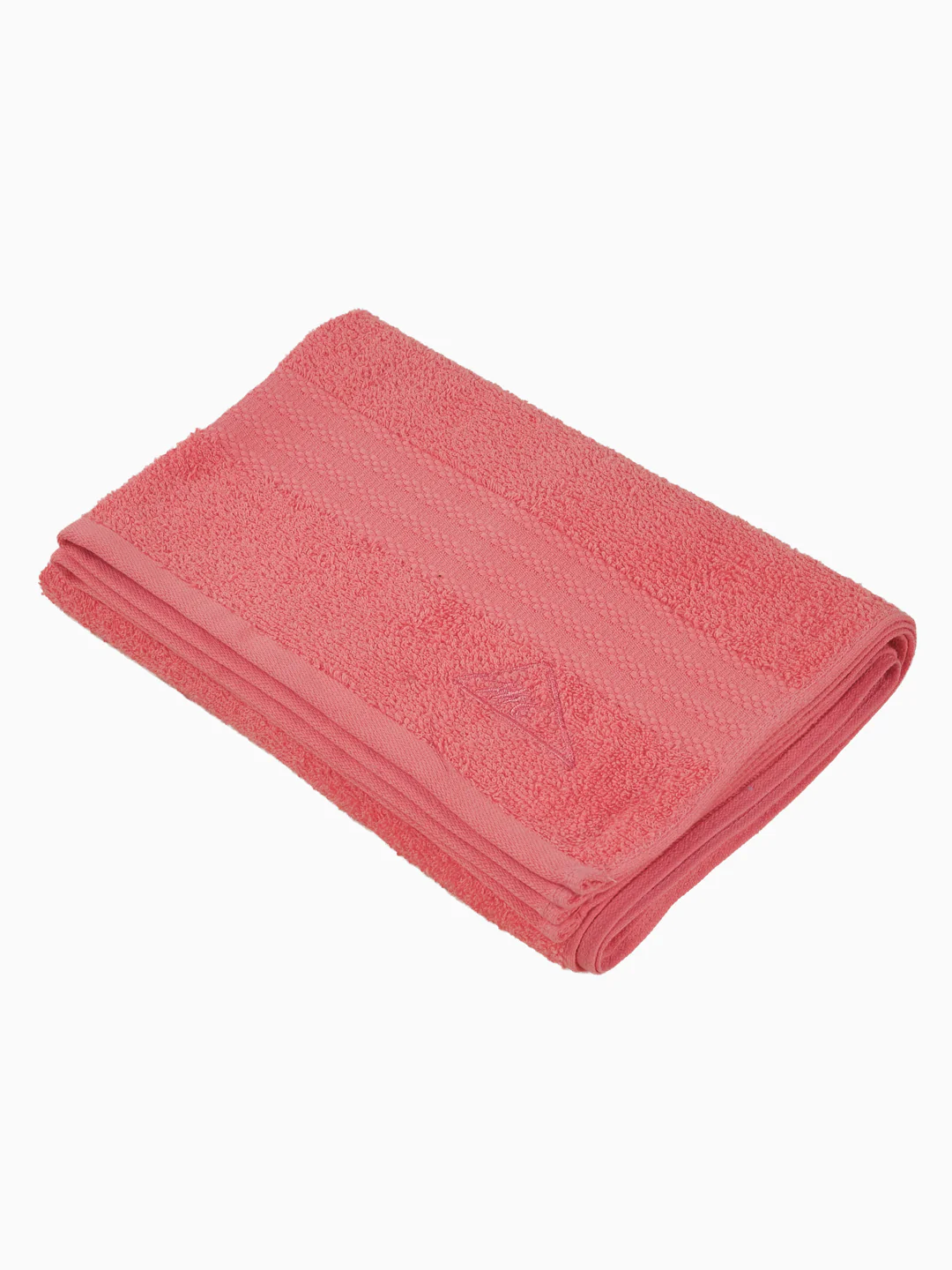Essential Peach 100% Cotton Solid 380 GSM Bath Towel Jazz Small 1 Pc Pvc Pack - Image 4