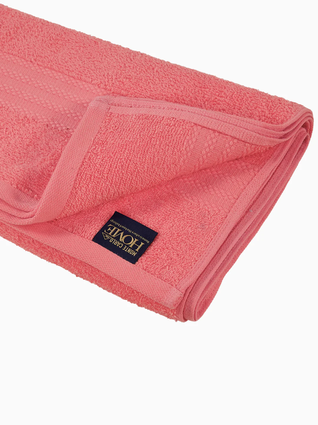 Essential Peach 100% Cotton Solid 380 GSM Bath Towel Jazz Small 1 Pc Pvc Pack - Image 5