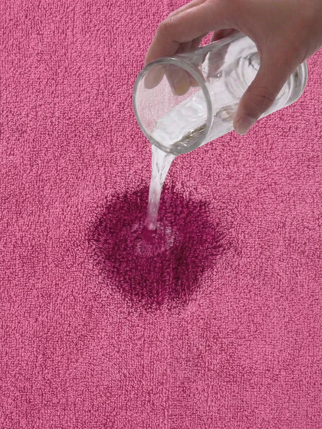 Essential Pink 100% Cotton Solid 340 GSM Bath Towel Soho Small 1 Pc Pvc Pack - Image 3
