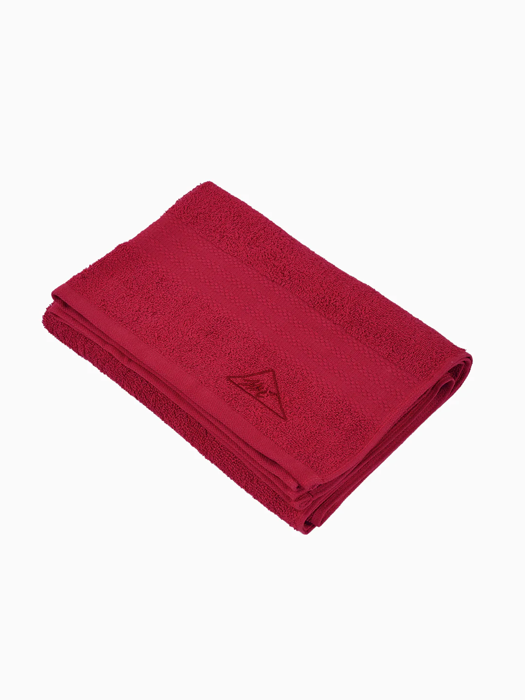 Essential Rose Red 100% Cotton Solid 380 GSM Bath Towel Jazz Small 1 Pc Pvc Pack - Image 4
