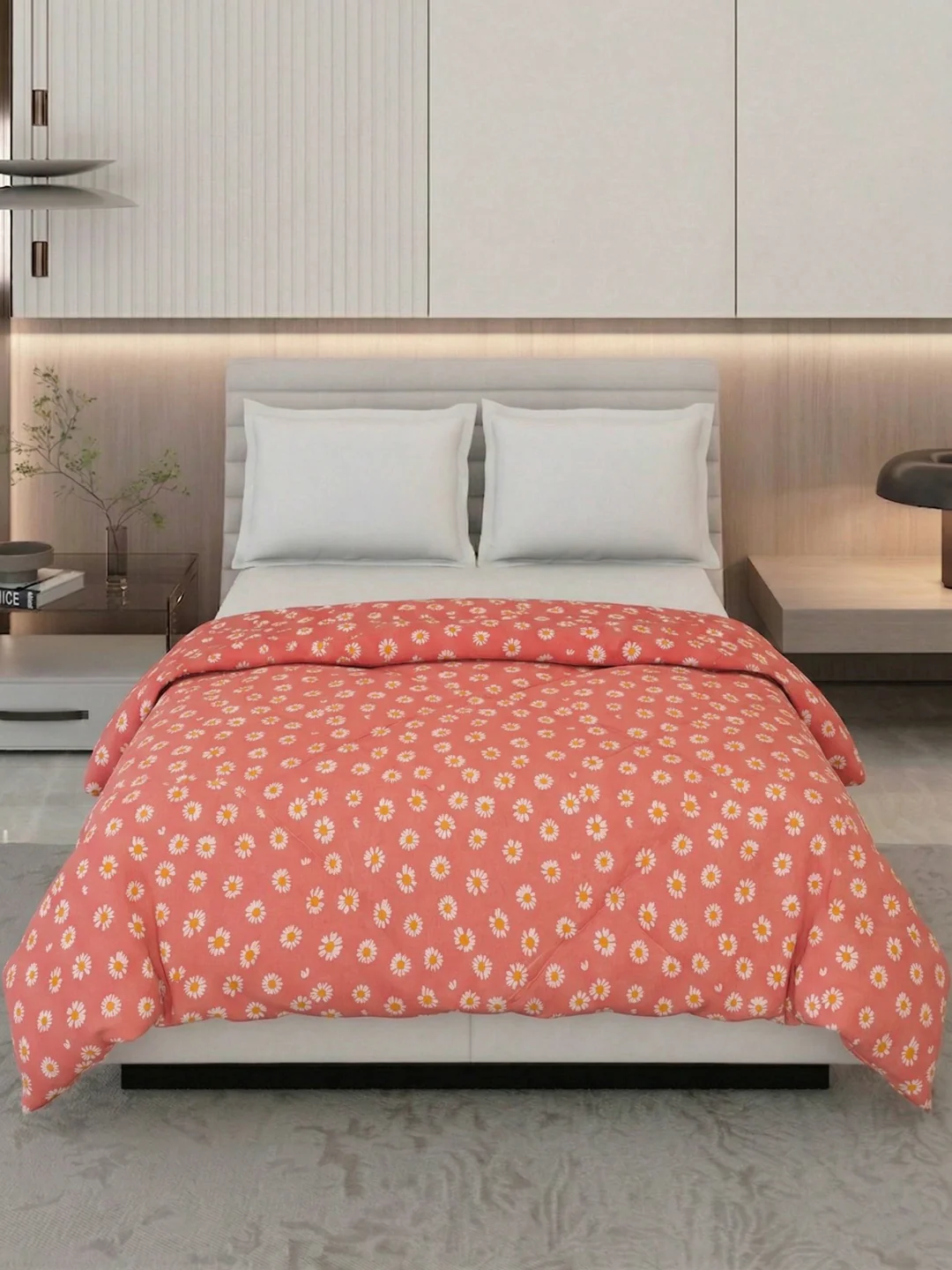 Floral Print Double Bed 3 Ply 105 GSM Comforter Timeless Collection Weight 1.6 kg - Image 3