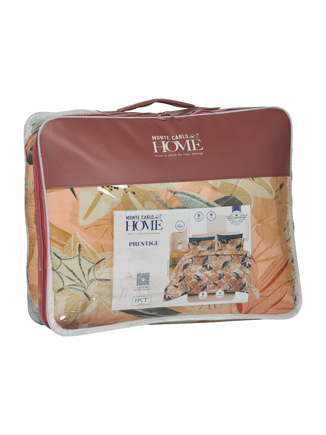 Floral Print King Size 3 Ply 150 GSM Comforter Prestige Collection Weight 2.5 kg - Image 10